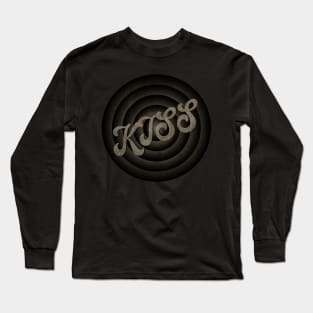 Kiss - Vintage Aesthentic Long Sleeve T-Shirt